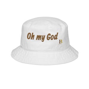 Herregud broderad hinkhatt | broderad text