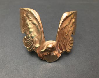 Polished Brass Bird Bracelet