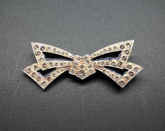Deco Bow Brooch