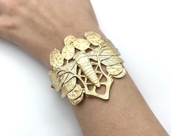 Cicada Bracelet With Honesty Leaves