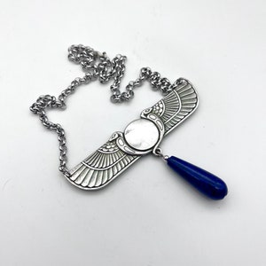 Egyptian Winged Necklace With Lapis