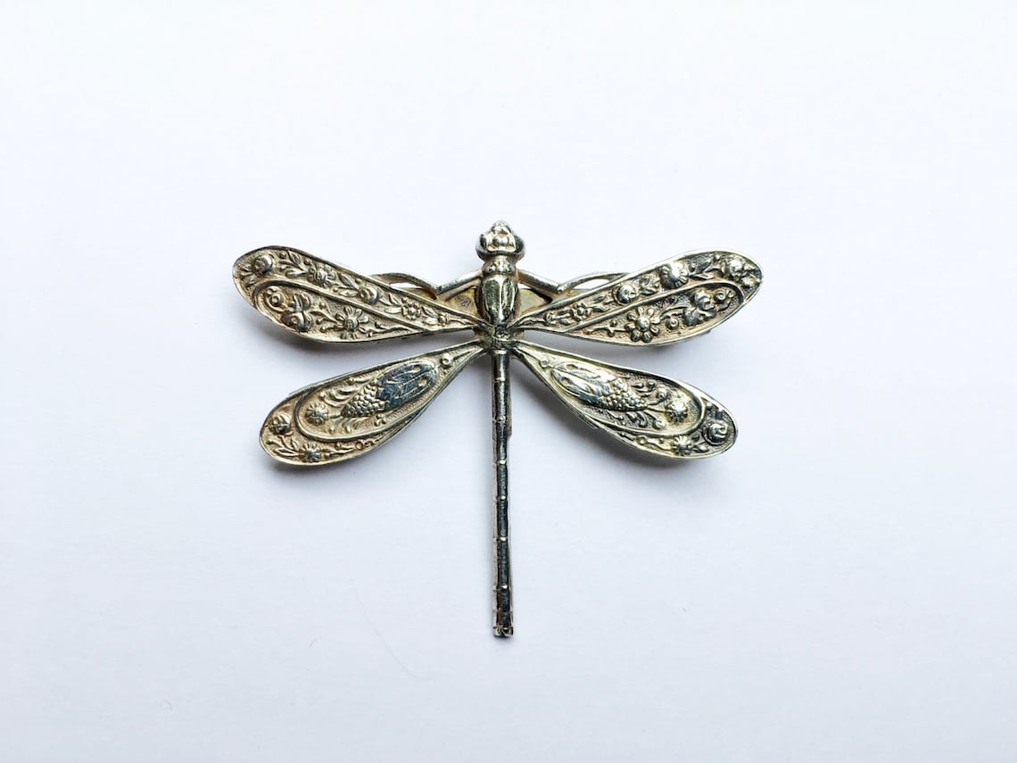 Paisley Dragonfly Brooch - Etsy