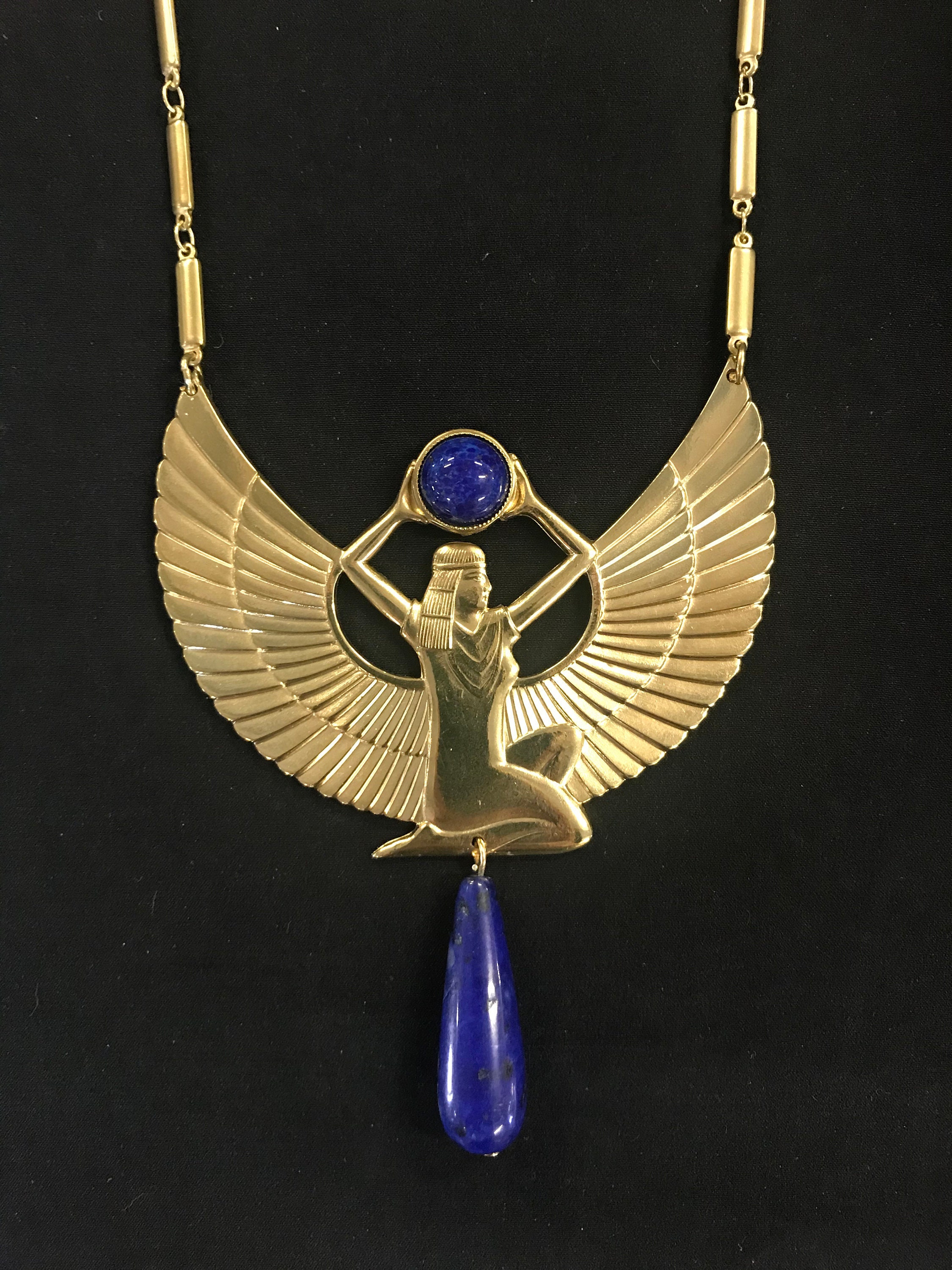 Egyptian Goddess Necklace - Etsy