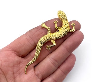 Large Lizard Brooch