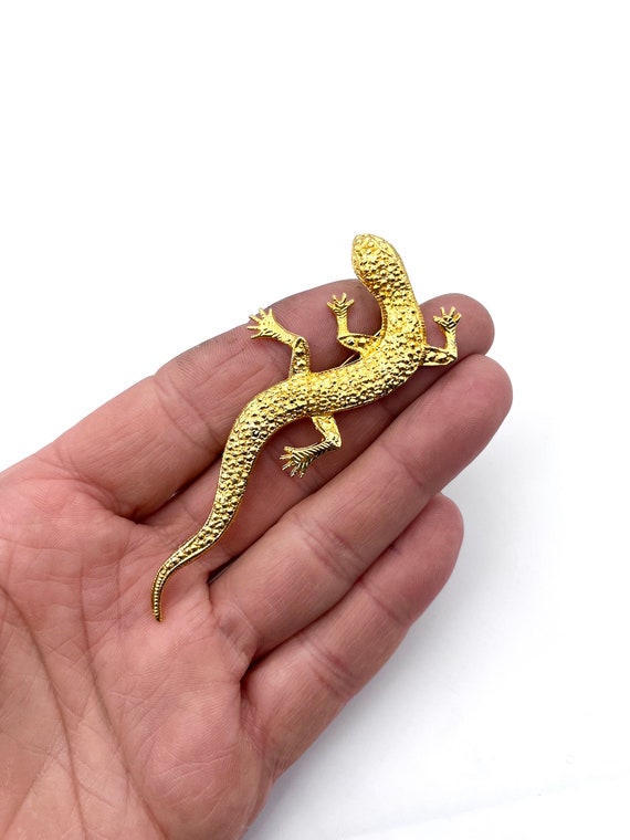 Lizard brooch deals