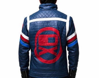 Chaqueta Party Poison de MCR / Chaqueta de cosplay de Gerard Way / Disfraz de My Chemical Romance / Chaqueta de Killjoys / Chaqueta Red Band personalizada
