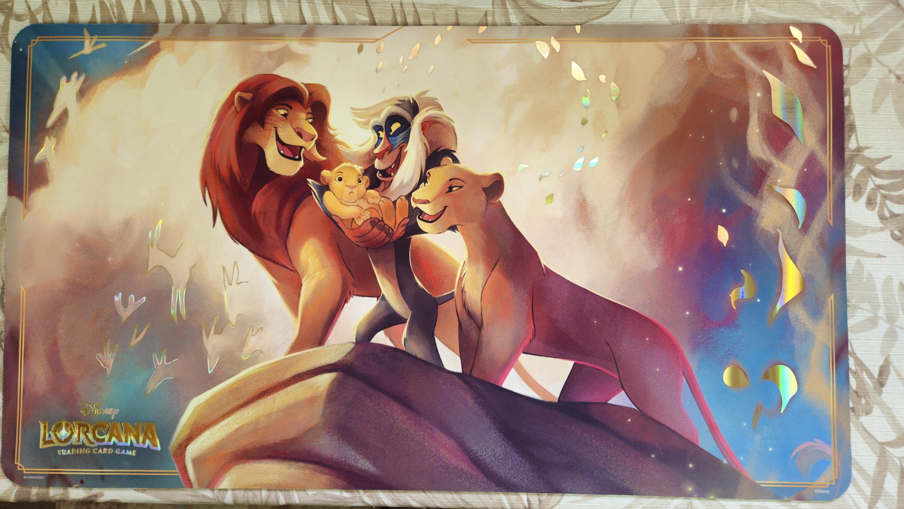 Lorcana Playmat Simba - Etsy