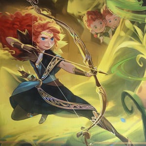 Disney Lorcana メリダ　アイコニック Merida Lorcana - Etsy