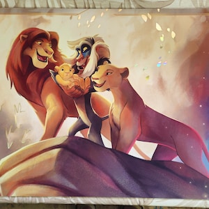 Lorcana Playmat Simba - Etsy