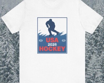 Hockey 2026 USA T-Shirt | Hockey Team Pride