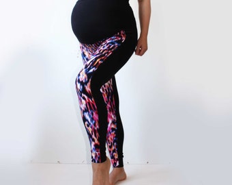 Sport Mom-to-be Leggings - High Waist Maternity Pants by Mia Maternity - Pregnancy Clothes for Yoga - Maternity Loungewear