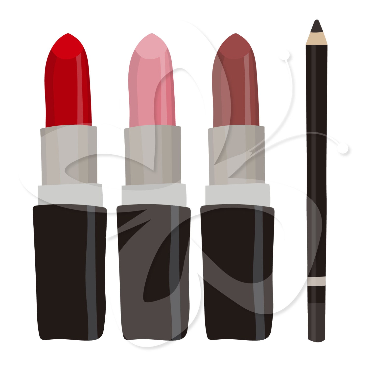 Makeup Make-up Digital Clip Art Clipart Personal and Commercial Use - Etsy