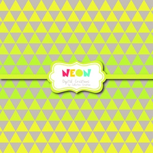 Neon Digital Paper Background Set Commercial and Personal Use Digital Scrapbooking, Invitations, Art and Craft image 5