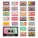Cassette Tapes Digital Clip Art Clipart Set - Personal and Commercial Use 