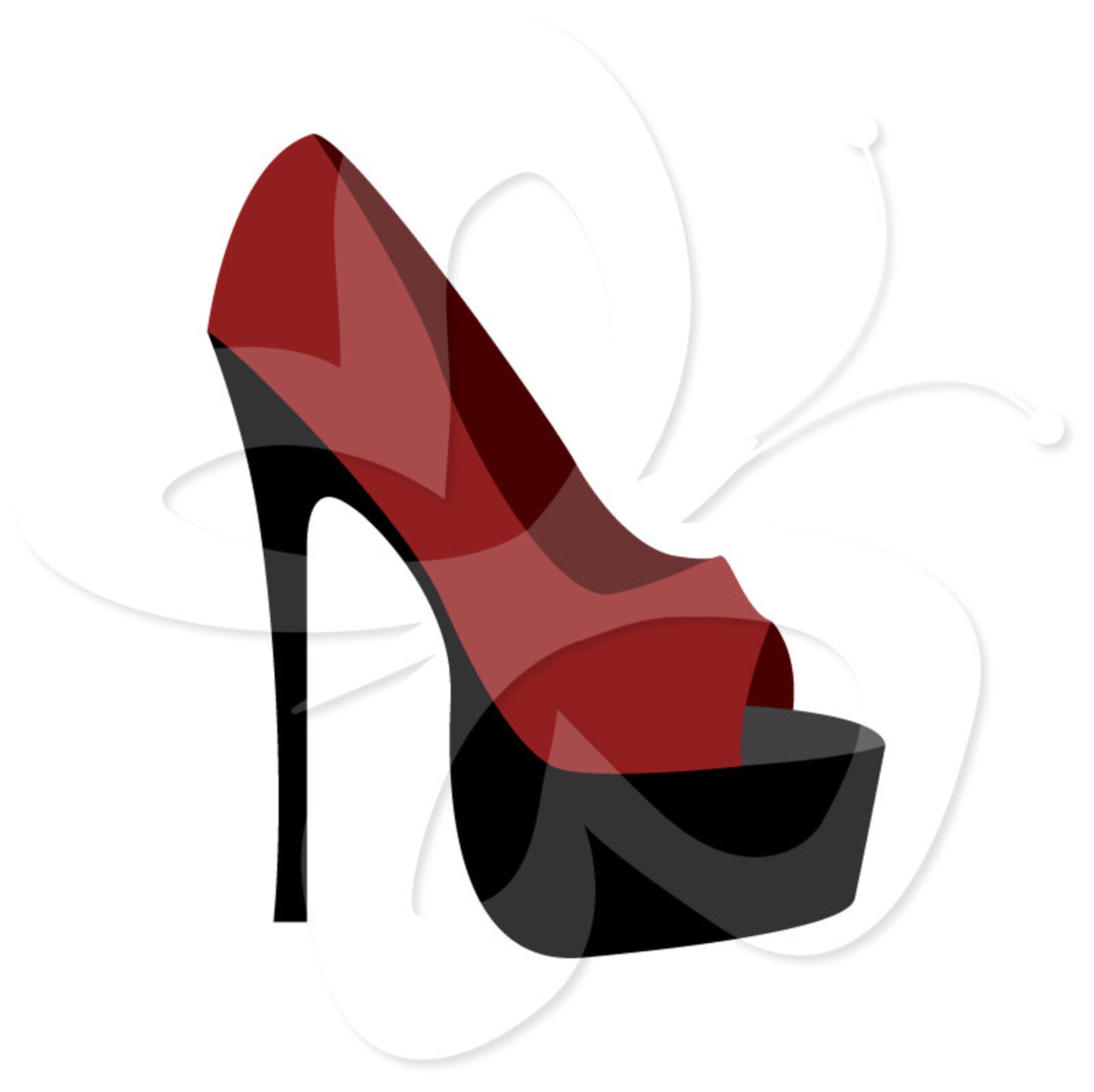 Stiletto Clip Art Clipart Set Personal and Commercial Use Etsy