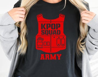 Camiseta de grupo Kpop, camiseta para fans del Kpop, camiseta de grupo de ídolos, ropa urbana Kpop, camiseta estampada, camiseta Kpop unisex, camiseta de regalo para fans.