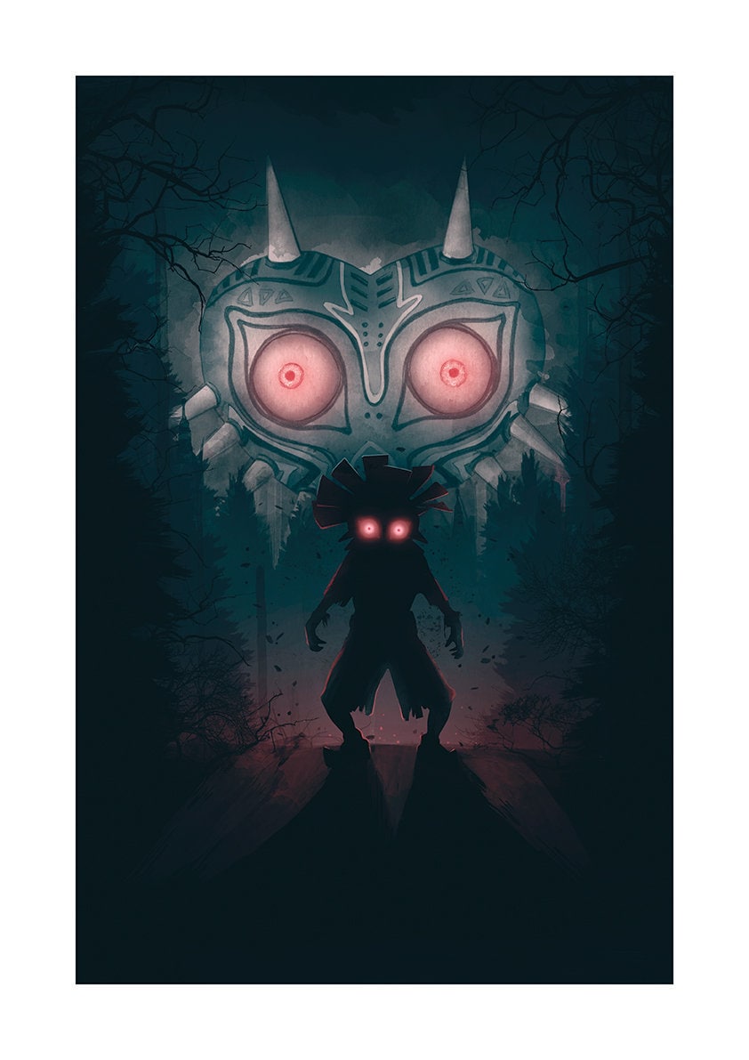 The Legend of Zelda A Talented Majora’s Mask Fan Makes A Beautiful Wallpaper Featuring Link And The Legend of Zelda A Talented Majora’s Mask Fan Makes A Beautiful Wallpaper Featuring Link And