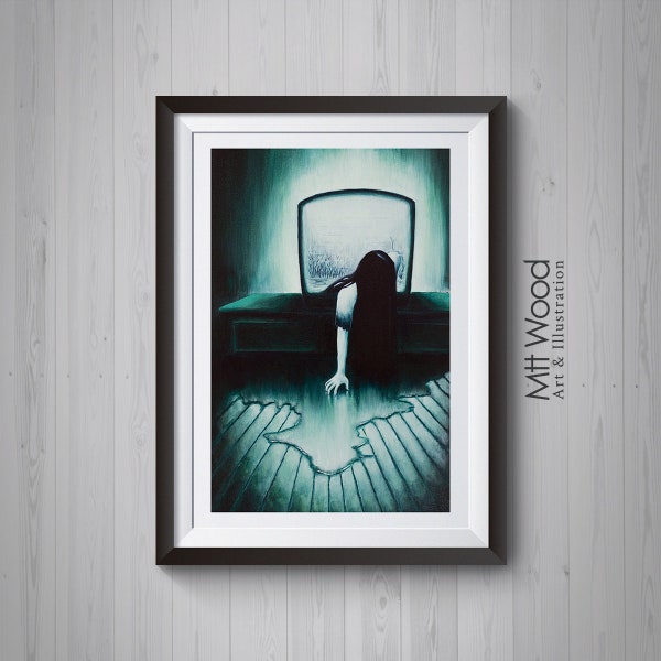 The Ring Print - Samara/Sadako, She Never Sleeps