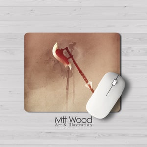 Buffy Mouse Pad - Buffy the Vampire Slayer Scythe art
