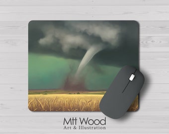 Tornado on the Plains Mouse Pad