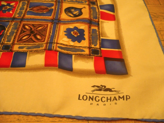longchamp silk scarf