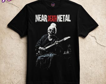 T-shirt med hängande svärd, gitarrist, heavy metal-tröja