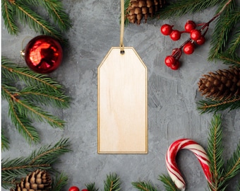 Gift Wood Tags-Holiday Gift Tags-Blank Or Lined-Various Sizes-DIY Crafts-Holiday Party-Christmas Wood Gift Accents-Tag cutouts-Holiday Decor