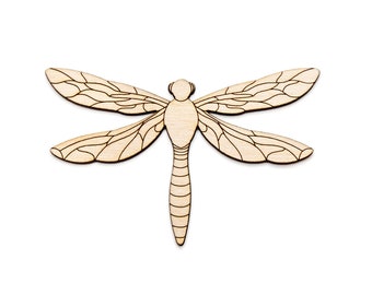Dragonfly-Detail Wood Cutout-Bugs And Insects Wood Decor-Dragonfly Theme Decor-Various Sizes-DIY Summer Crafts-Garden Wood Decor-Bugs