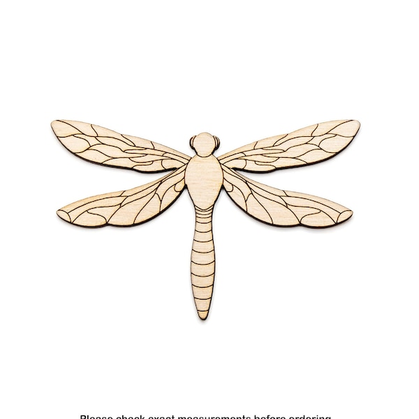 Dragonfly-Detail Wood Cutout-Bugs And Insects Wood Decor-Dragonfly Theme Decor-Various Sizes-DIY Summer Crafts-Garden Wood Decor-Bugs