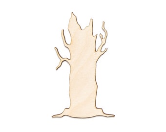 Dead Tree Blank Wood Cutout-Haunted Dead Tree Decor-Halloween Decor-Various Sizes-Unfinished Wood-Spooky Trees-Forest Theme Decor-DIY Crafts