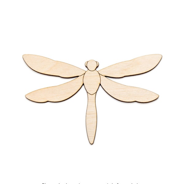 Dragonfly-Blank Wood Cutout-Bugs And Insects Theme Wood Decor-Various Sizes-DIY Crafts-Summer Bugs-Dragonfly Theme Party Decor-Bug Shapes