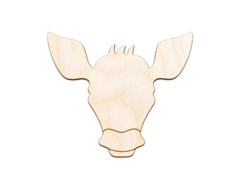 Baby Kalb Rohling Holz Ausschnitt - Laser Cut Unfertige Handwerk Form - Mehrere Größen