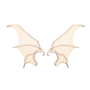 Dragon/Creature Wings Wood Cutout-Wicked Wings-Dragon Accessories-DIY Crafts-Dragon Party Decor-Gothic Decor-Monsters-Fantasy Wood Accents