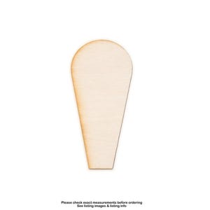 Round Top Traditional Coffin-Blank Wood Cutout-Various Sizes-Halloween Decor-Craft Supplies-DIY Crafts-Party Decor-Wood Coffins-Party Favors
