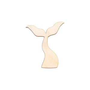 Mermaid Tail-Long-Blank Wood Cutout-Mythical Creatures Wood Decor-Various Sizes-Mermaid Crafts-Ocean Theme Decor-Mermaid Party Wood Accents