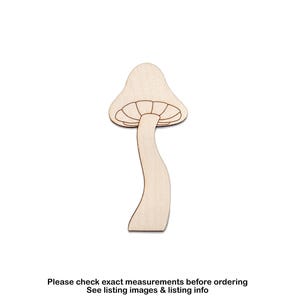 Découpe en bois avec grands détails de champignon-décor de champignon-décor de conte de fées-différentes tailles-bricolage-bois inachevé-décor de jardin-décor sur le thème de la forêt