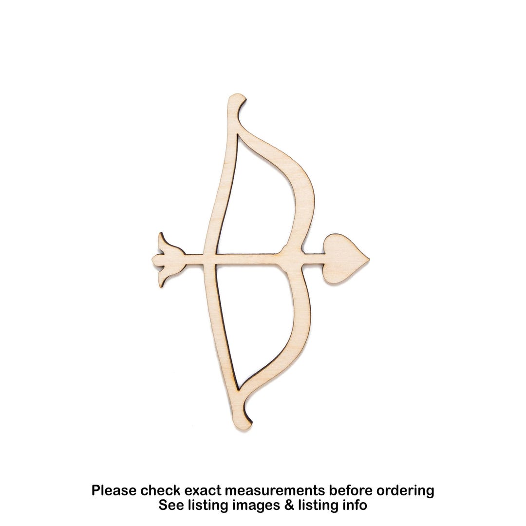 Pijl en boog blanco houtuitsparing - liefdesthema decor-onafgewerkt hout-verschillende  maten-doe-het-zelf-handwerk-speciale gelegenheden-decor  cupidoboog-boogschieten decor - Etsy België, image size:1080x1080