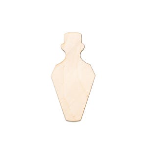 Angled Cut Potion Bottle-Blank Wood Cutout-Vintage Style Bottle Decor-Various Sizes-DIY Crafts-Party Decor-Gothic Decor-Party Favors-Witchy