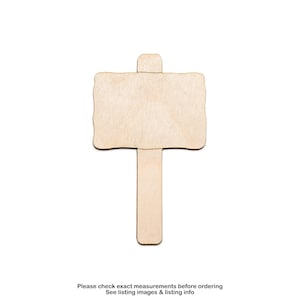 Picket/Lawn Sign-Wood Cutout-Little Wood Sign Decor-Signage-Various Sizes-DIY Signs-Fairy Home Decor-Yard Sign-Mini Projects Crafts Plank