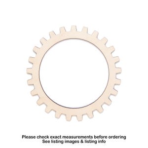 Open Gear-Wood Cutout-Steampunk Gears-Mechanical Theme Wood Decor-Various Sizes-DIY Crafts-Steampunk Accessories-Cogs And Gears Cutouts