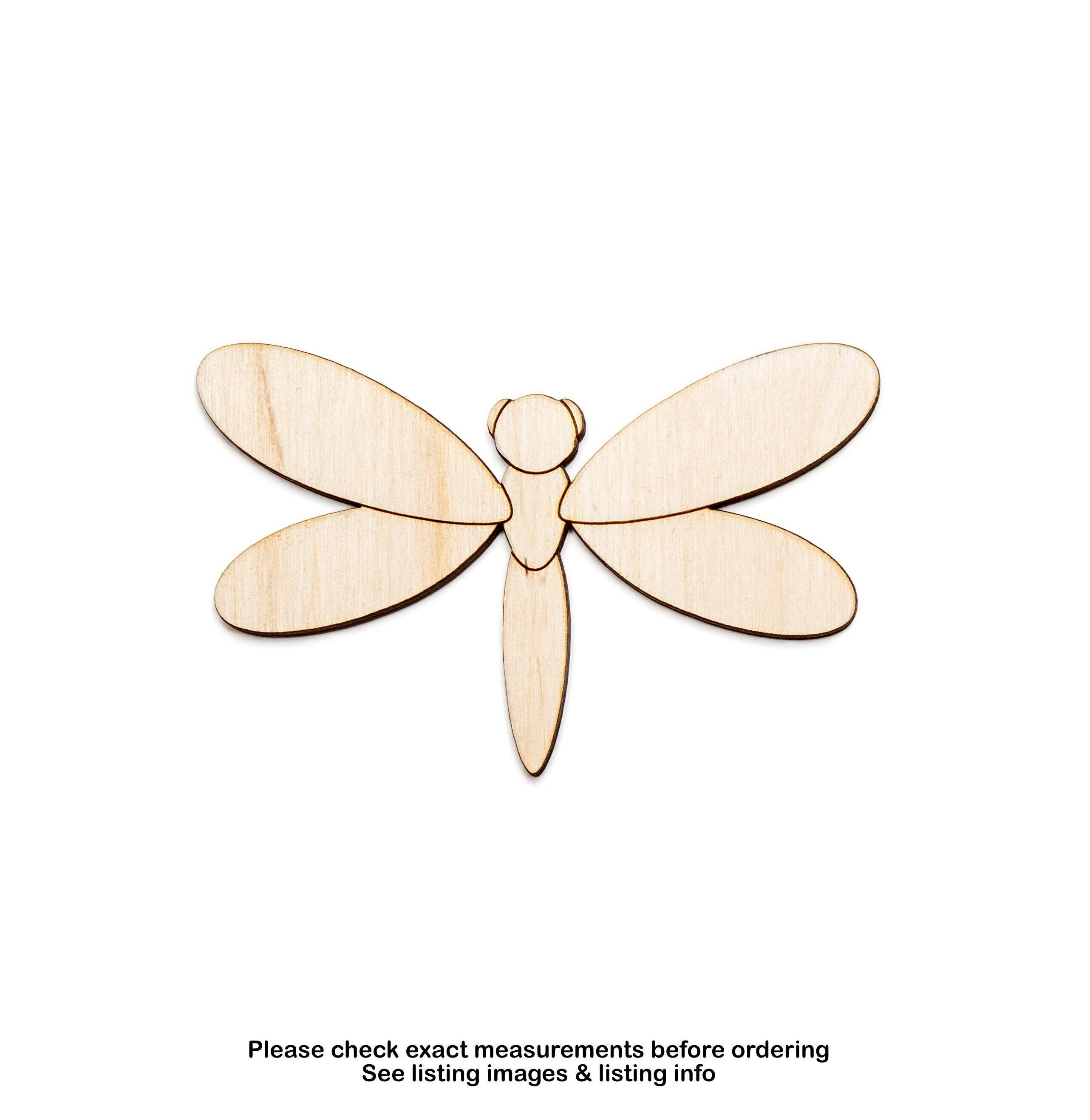 Cute Dragonfly-Wood Cutout-Bugs And Insects Wood Decor-Various Sizes-DIY Spring Crafts-Kids Decor-Cute Bug Theme Decor-Spring And Summer