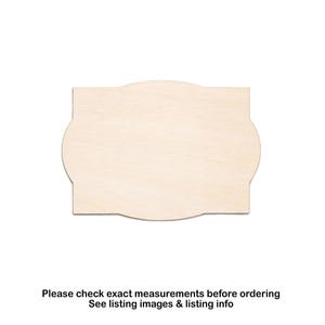 Houten uitsnede-retrobord vierkant afgerond-onafgewerkt hout-boekplaat-houten borden-vintage stijl-verschillende maten-doe-het-zelf-ambachten-tags-prijsborden