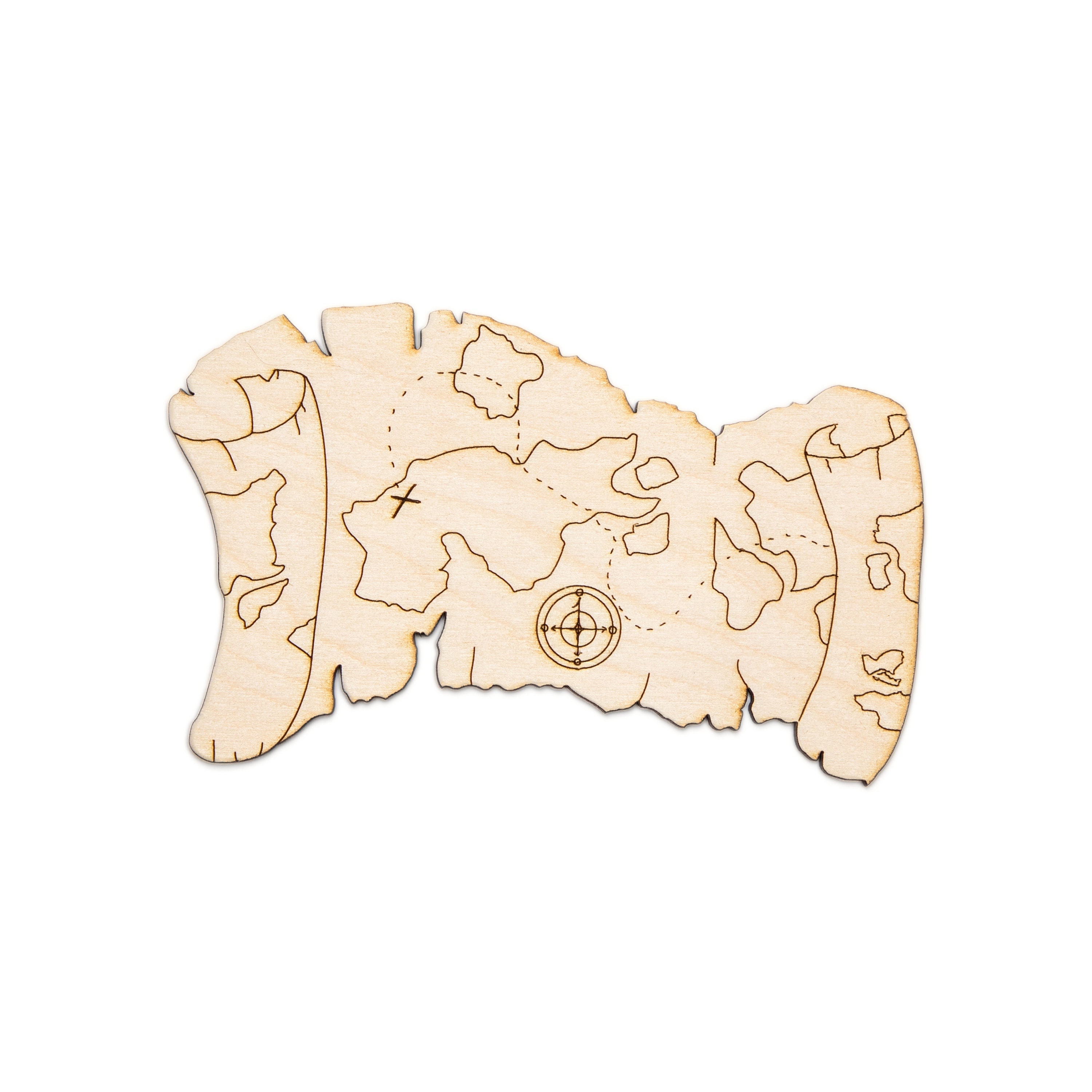 Treasure Map Scroll Background