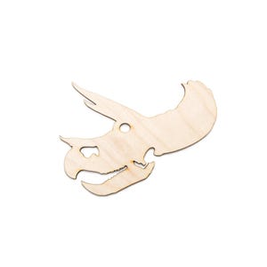 Triceratops Skull Wood Cutout-Dinosaur Bone Wood Decor-Various Sizes-DIY Crafts-Dino Skull-Dino Party Favors-Dinosaur Theme Gifts-Dino Bones