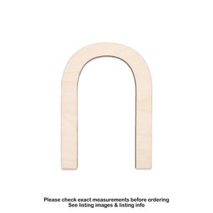 Arche vierge design-détails en bois-découpes de paysage-différentes tailles-diverses tailles-artisanat à peindre-bricolage-bois brut-décor de style maison-conte de fées
