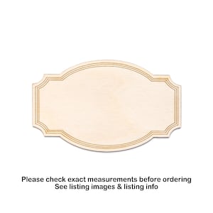 Ovales Retro-Schild-Holzausschnitt-Vintage Style Holzschild-Verschiedene Größen-DIY Schilder-Klassisches Dekor-Schilder und Plaketten Holzformen-Retro-Dekor