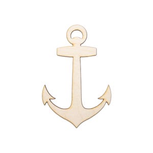 Anchor Blank Wood Cutout-Nautical Wood Decor-Various Sizes-DIY Crafts-Pirate Decor-Nautical Party Decor-Nautical Gifts-Nautical Home Decor
