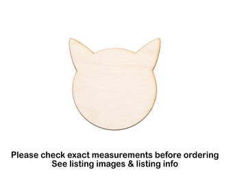 kowaku 5 pezzi ritagli di gatti in legno ornamenti appesi ritagli di