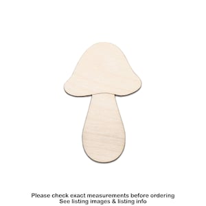 Champignons cèpes-découpe en bois unique-champignons et fugus thème-différentes tailles-bricolage-bois brut-champignon forme-décor de jardin
