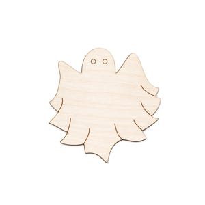 Ghost-Wood Cutout-Cute Ghost Decor-Blanket Ghost-Various Sizes-DIY Crafts-Spooky Decor-Halloween Crafts And Decor-Spirits-Haunting Decor